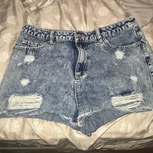 Jean shorts